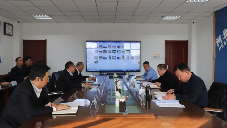 集团公司副总经理夏德胜到邢汾分公司督导调研