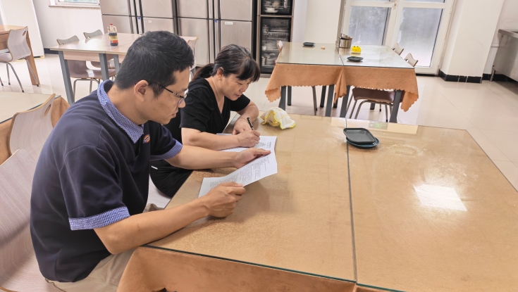 河北高速集团邢汾分公司清家沟隧道管理站开展厨师岗位安全操作规程培训